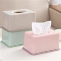 Miniatyrbillede 4 af 4: IC Vævspapirholder Hjem Opbevaringsboks til Vådservietter Desktop Toiletpapir Opbevaring Case Vævspapirboks