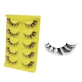 Miniatyrbild 1 av 5: Lösögonfransar Cat-Eye Look Wispy Fransar Extension Volym Fluffiga falska-ögonfransar 2