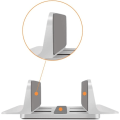 Miniatyrbilde 4 av 5: IC Laptopstativ, Vertikalt Laptopstativ Justerbart stativ for