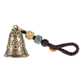 Miniatyrbillede 2 af 2: Bilhæng Fengshui Element Nøglering Klokke Charm Fengshui Vindklokke Drømmfang Tiny Bell Housebreaking Bells (10X2.7X2.7CM, Bronze) IC