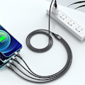 Pikkukuva 5 / 5: IC 4 i 1 USB-datakabel Smart laddning Snabbladdningskabel 6A 66W