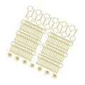 Pikkukuva 1 / 5: 1/2/3/5 360 kpl Avaimiarenkaita Renkaita DIY Avattava Jaettu Hyppyrengas Hopea Kulta 16x15x2.0cm 1Sarja IC