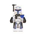 Miniatyrbild 5 av 5: IC 8 st Byggstenar Minifigur Klon AhsokaTroopers Mini Leksak F svart one size