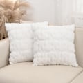 Miniatyrbilde 5 av 9: Nordisk Påskehare Putetrekk Plysj Jacquard Stue Sofa Pute Seng Pute Putetrekk Light gray rabbit Pillowcase + pillow core