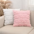 Miniatyrbilde 2 av 9: Nordisk Påskehare Putetrekk Plysj Jacquard Stue Sofa Pute Seng Pute Putetrekk Light gray rabbit Pillowcase + pillow core