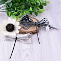 Miniatyrbillede 5 af 5: 700 stk. sorte nylon kabelbindere, længder 4\"/ 6\"/ 8\"/ 10\"/ 12\"