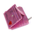 Miniatyrbild 2 av 5: IC Flickans lilla plånbok RFID-blockerande myntväska (rosa)