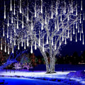Miniatyrbilde 1 av 5: Julbelysning utomhus, Meteor Shower Lights Fallande Regn Ligh