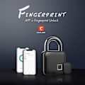 Miniatyrbilde 3 av 5: Fingeravtrykk, Eseesmart Kombinasjons Fingeravtrykk & Bluetooth APP,