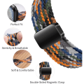 Miniatyrbilde 5 av 5: IC Sport Solo Loop kompatibel med Apple Watch Band 38 mm 40 mm 41 mm for kvinner og menn, Justerbar Magnetisk Elastisk Nylon SE 9 8 7 6 5 4 3 Ultra 2