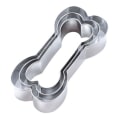 Miniatyrbilde 2 av 5: IC Hundefrokostkjeks-utstekersett: 3 deler store ben-utsteker | Rustfritt stål benformet form