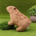 IC 18 cm Simulerad Fluffig Capybara Plyschdjur Dockor Barnleksak Brun One Size