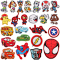 Miniatyrbillede 1 af 5: IC 24 ST Wangwang Team Broderet Stof Patch Stickers Marvel Karakter Patch Stickers