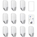 Small Self-Adhesive Hook for Hanging, Super Strong Self-Adhesive Hook, Heavy Duty Wall Hook, Nail-Free Wall Hanging, Set of 10
