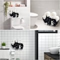 Pikkukuva 3 / 5: WC-paperitelineenpidin Metallipaperitelineenpidin Rhino-muotoinen paperitelineenpidin