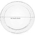 Miniatyrbilde 5 av 5: Universell mikrobølgeovn roterende glassplate med speil, 245mm/24,5cm/9,65in5,22 (YJD)