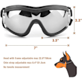 Miniatyrbillede 5 af 5: IC Hundebriller UV-beskyttelse Vand- og vindafvisende øjenbeskyttelse Store og mellemstore hunde