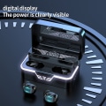 Miniatyrbild 2 av 5: IC Trådlösa in-ear-hörlurar Bluetooth-headset Lång batteritid sta black