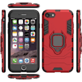Pikkukuva 4 / 5: IC iPhone 7/8/SE (2020/2022) - Hybrid Ring -kuori - Punainen