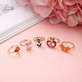 Miniatyrbild 5 av 5: 36 st Tecknade Barnringar Candy Bow Form Ring Set A