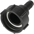 Pikkukuva 4 / 4: IC IBC-säiliön letkuadapteri 60 mm karkeakierteinen, sopii puutarhaletkulle 38 mm