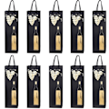 Miniatyrbillede 1 af 5: 10 flaskeposer gaveposer til vin, prosecco og champagne 40 x 12