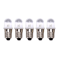 Pikkukuva 1 / 4: IC 5 kpl E10 LED-lamppu DC 3V 4,5V Instrumenttilamppu Indikaattorilamppu valkoinen DC3V