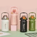 Miniatyrbillede 2 af 5: IC Vakuumflaske i Rustfrit Stål 316 Trendy Bærbar Stor Kapsel Hvid 800ML