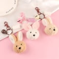 Pikkukuva 4 / 5: IC e Big Eared Plush Keychain Bunny Pendant Nyckelring Bilväska Char A