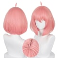 Miniatyrbild 3 av 5: IC Anya Forger Cosplay Peruk Anime Peruk HSIU Rosa Kort Hår zy Pink