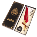 Pikkukuva 1 / 5: 1Set Harry Potter fjäder dopp penna skrivbläck set som present vinröd
