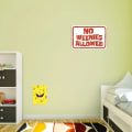 Miniatyrbild 4 av 5: IC No Weenies Allowed Skylt Rolig Meme Posters, Sovrumsdörrskylt, Sovrum Cool Väggdekor