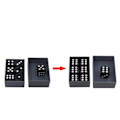 Miniatyrbilde 6 av 7: 7 stk/kartong Predict Miracle Dice Magic Toy Dice Black