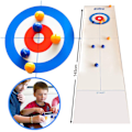 Miniatyrbillede 1 af 5: Mini Curlingspil til bordplader, Mini Bordcurlingkugler, Bærbar Curlingspil til Børn Voksne 1 sæt