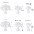 Miniatyrbillede 5 af 5: IC 6 stk Fondant Cookie Cutter Snesklinger Cookie Cutter Ejektor Stempel Kage Dekorationssæt