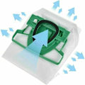 Miniatyrbilde 3 av 4: --8 Mikrofleece Støvsugerposer Egnet for Vorwerk Kobold 200 VK200 FP200.5 Støvposer for Allergikere -..DEBUNS