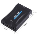 Miniatyrbilde 4 av 5: IC SCART til HDMI-omformer Scart til HDMI-omformeradapter 1080P