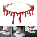 Miniatyrbilde 3 av 5: IC Halloween-festkostymer Halskjede til kvinner - Prank Blood