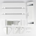 Miniatyrbilde 3 av 5: DEBUNS Sammenleggbart dusjsete i aluminium og ABS, 330 x 320 x 70 mm