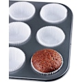 Miniatyrbillede 3 af 5: Standard Naturlige Cupcake-forme 500 stk, Lugtfri, Fødevarekvalitet og Fedtafvisende Bageforme i Papir, Hvide