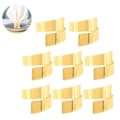 Miniatyrbilde 2 av 5: IC 8 stk Serviettringer Metall Spiral Serviettringer Spenner Enkle Legering Serviettringer Serviett Serviettholder