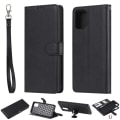 Miniatyrbillede 1 af 5: IC Samsung Galaxy A71 - 2i1 Magnet Skal / Pungetui - Sort Sort Sort