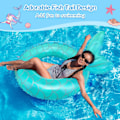 Miniatyrbillede 2 af 4: IC Oppustelig Svømme Ring, Børn Sød Pool Float Tube Dekorationer Svømme Ringe Udendørs Pool Strand Vand Floats Fest Tilbehør Børn Floaties