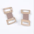 Miniatyrbilde 1 av 5: IC 50 stk utskiftbare elastiske bandasjeklemmer Stretch Metal Clips Fixa Coffee one size