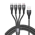 Pikkukuva 1 / 5: IC 4 i 1 USB-datakabel Smart laddning Snabbladdningskabel 6A 66W