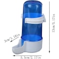 Miniatyrbillede 3 af 5: IC 3 stk 240ml blå flaske flaske hvid bund drikker fugl drikker automatisk feeder fuglebur tilbehør tilbehør