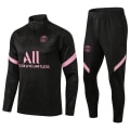 Miniatyrbillede 3 af 3: Paris Saint-Germain Liverpool Brasilien Marseille Langærmet Trøje Voksen Børnetøj Halv-Lynlås Træningssæt pink 10