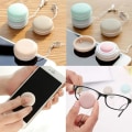 Miniatyrbillede 2 af 5: 12 stk Macaron Mobiltelefon Skærmbeskytter, Mini Macaron Rengøringsklud IC