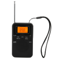 Miniatyrbild 1 av 5: Bärbar fickradio Digital AM FM-radiomottagare med lång räckviddsmottagning som håller längst