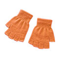 Pikkukuva 1 / 2: Neliömäiset hanskat, lyhyet & sormettomat - Oranssin Oranssin Orange one size
